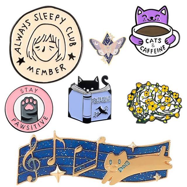 卸売お土産かわいいピン バックパック ピン合金エナメル ブローチ カウボーイ バッジ ピン