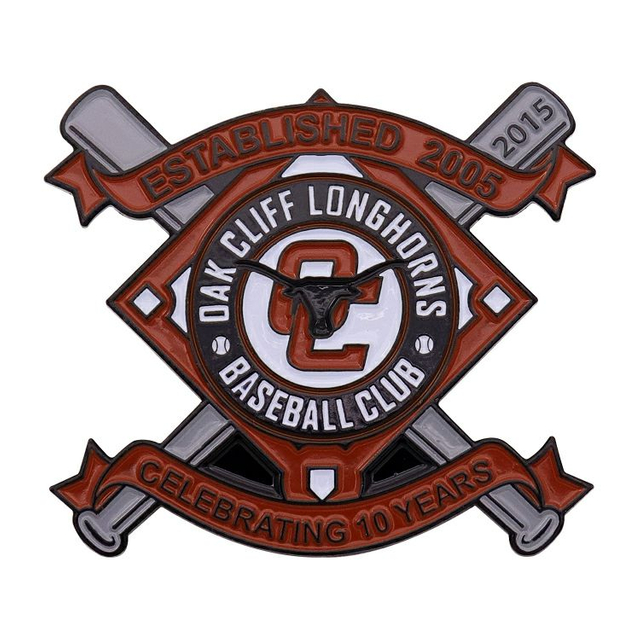 メタルカスタマイズ野球エナメルピンバット&レザーグローブラペルピン